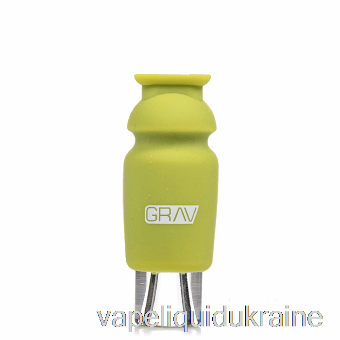 Vape Liquid Ukraine GRAV Silicone-Capped Glass Crutch Avocado Green
